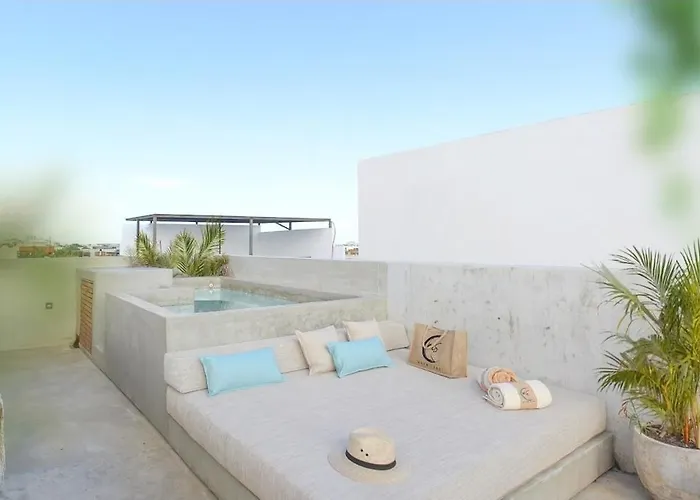 Moonsand Boho Chic Penthouse Pool & Roof Apartamento Tulum